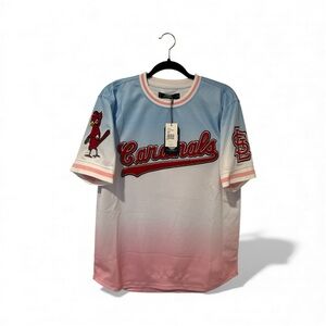 Men's new with tags Pro Standard Blue and Pink Ombré St. Louis Cardinals Shirt